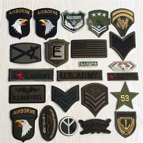 USD$23.8 Embroidery U.S. Army Patch Iron On 3D AIRBORNE Tactical Emblem ...