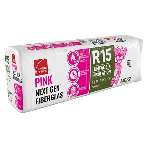 Owens Corning R-15 Fiberglass Batt Insulation with Sound Barrier (15-in ...