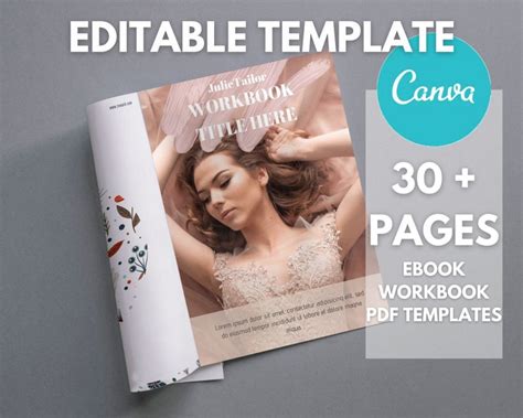 Ebook Template Canva Workbook Template Canva Canva Ebook - Etsy Australia