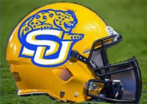 Pin by Donovan Johnson on Southern University | Football helmets, Baton rouge, Jaguars