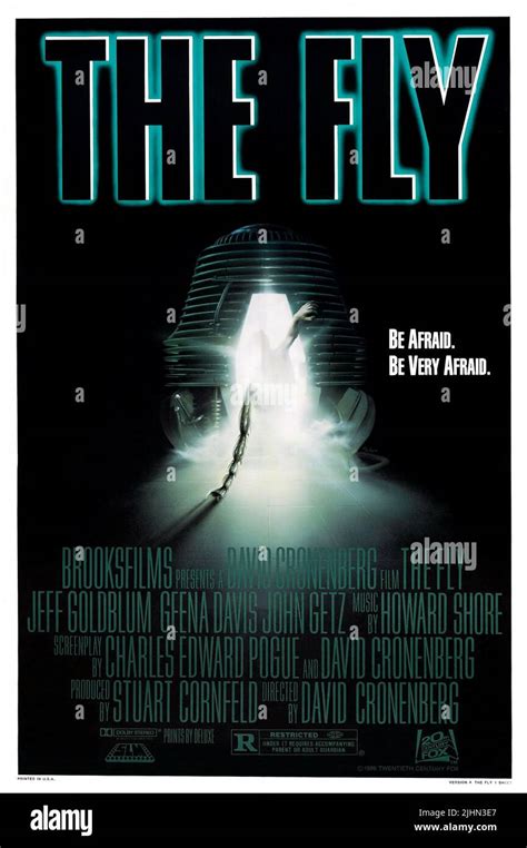 MOVIE POSTER, THE FLY, 1986 Stock Photo - Alamy