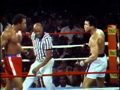 George Foreman vs Muhammad Ali - Oct. 30, 1974 - Entire fight - Rounds 1 - 8 & Interview - YouTube