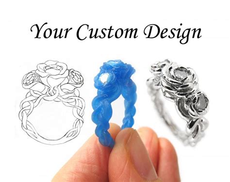 Design Your Own Engagement Ring - Custom - Commissioned - Personalized ...