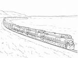 Bnsf Train Pages Coloring Pages sketch template
