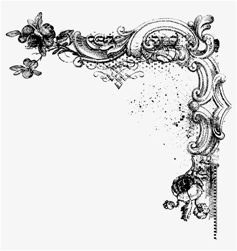 Decorative Borders Clip Art Hubpicture Pin - Corner Border Transparent - Free Transparent PNG ...