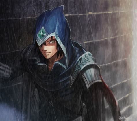 Talon By Bibico Hd Wallpaper Fan Art Artwork League - Talon Lol Anime ...