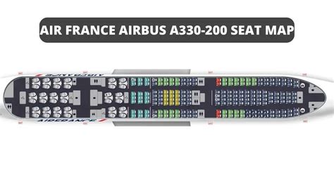 Airbus A330-200 Seat Map With Airline Configuration