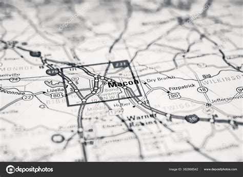 Macon Usa Map Background Stock Photo by ©aallm 382868542