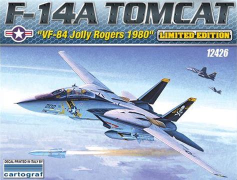 ACADEMY F-14 JOLLY ROGERS 1 | 1/72 1/144 AIRCRAFT | ACADEMY | Plastic ...