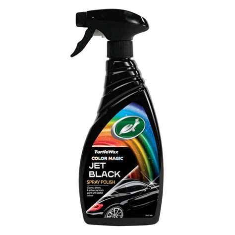 Buy Turtle Wax Color Magic Jet Black Spray Polish 500ml 53140 - All-in-One Car Wax, Polish, and ...