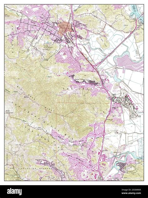 Novato, California, map 1954, 1:24000, United States of America by ...