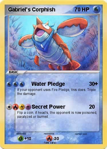 Pokémon Gabriel s Corphish - Water Pledge - My Pokemon Card