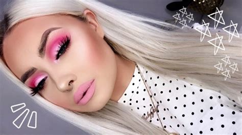Soft Barbie Pink Monochrome Makeup Tutorial - YouTube