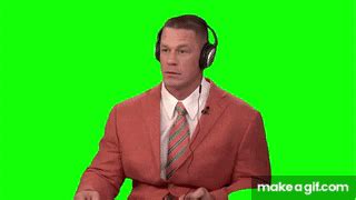 John Cena Headphones Meme Green Screen. John Cena dancing Meme. John ...