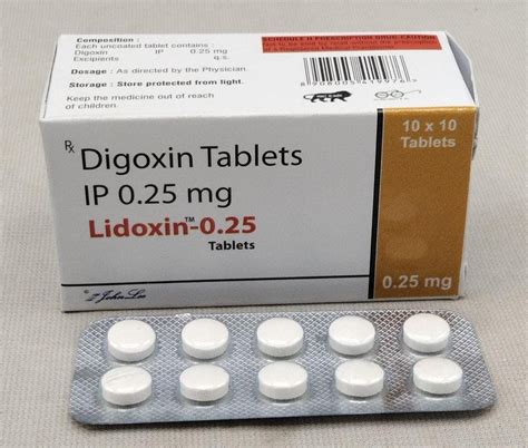 Digoxin 0.25mg Tablet at Rs 13.10/stripe | डिगोक्सिन टैबलेट in Mumbai ...