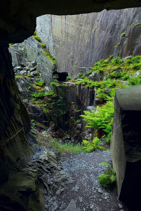 A landscape photographer's location guide to the hidden waterfall in Dinorwic Quarry, Snowdonia