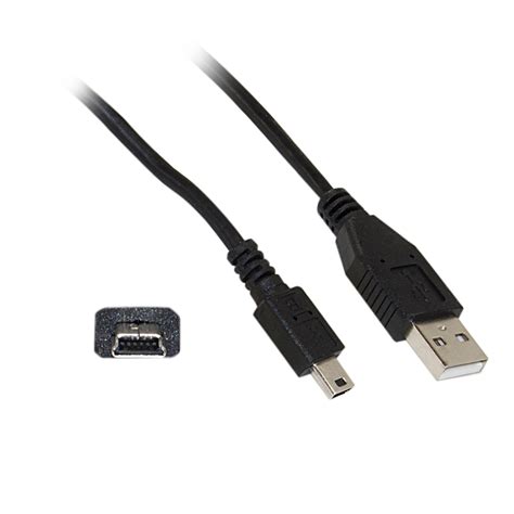 3ft Digital Video Camera USB Cable, USB Type A to Mini B