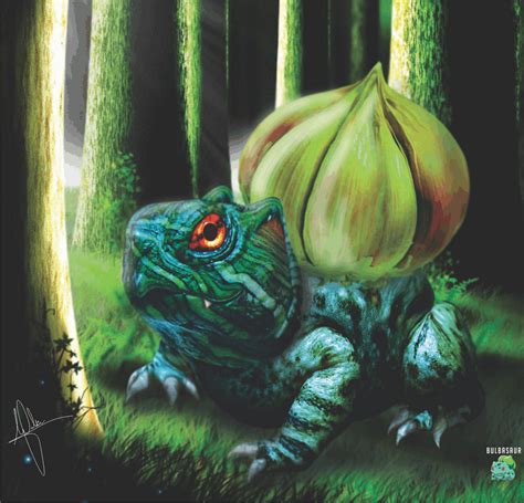 Realistic Bulbasaur by lanceofdragon on DeviantArt