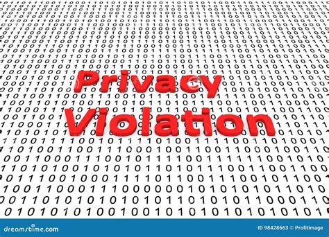 Privacy violation stock illustration. Illustration of crack - 98428663