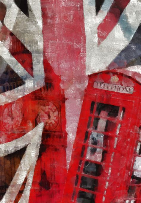 Grunge London Collage Painting Free Stock Photo - Public Domain Pictures