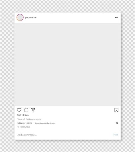 Blank Instagram Template - Free Vectors & PSDs to Download