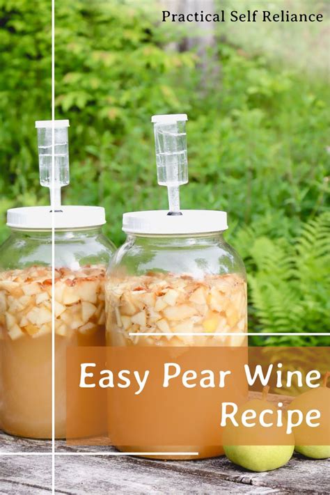 Easy pear wine recipe wine making for beginners – Artofit