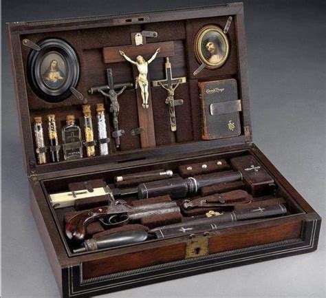 Antique Vampire Hunting Kit : r/pics