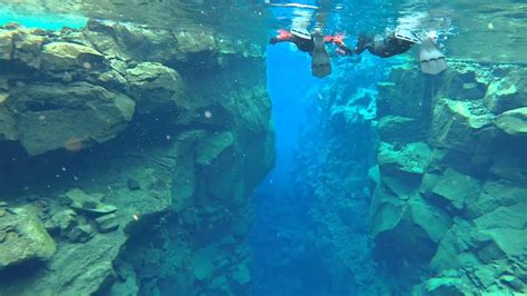 Snorkeling in the Silfra fissure, Thingvellir National Park - YouTube