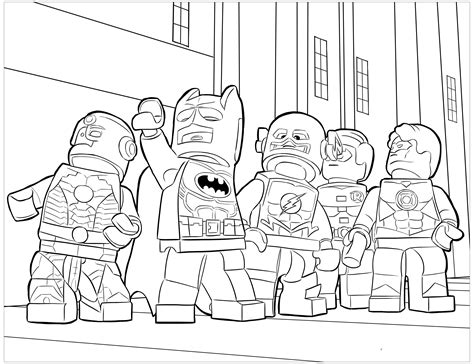 Lego Batman 2 Coloring Pages Batman Lego Coloring Pages Cmseal - Lego ...