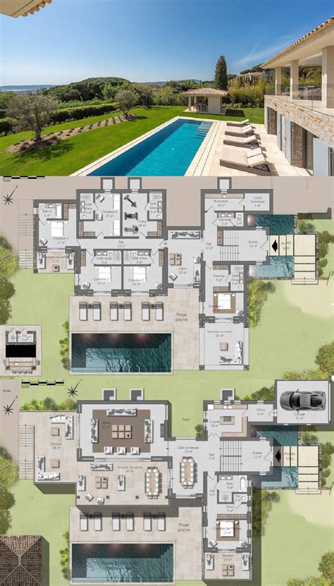 Download Modern Mansion Floor Plans 2 Story Images House Blueprints - Bank2home.com