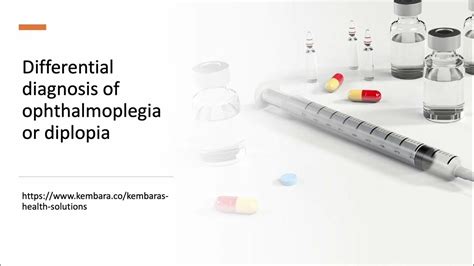 Differential Diagnosis of Ophthalmoplegia or diplopia - YouTube