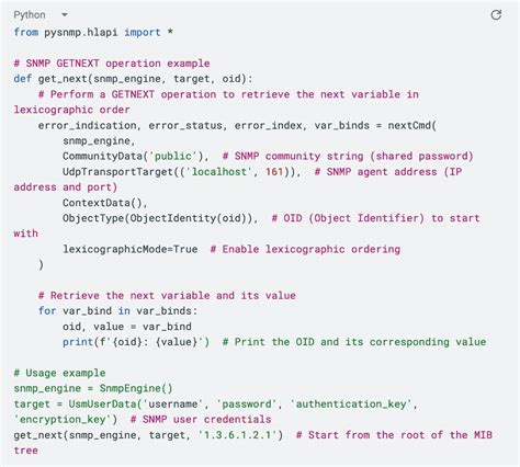 Exploring Lexicographic Ordering in SNMP [with Code Examples]