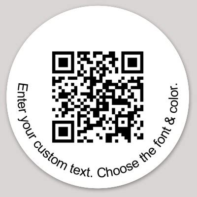 QR Code Circle Logo