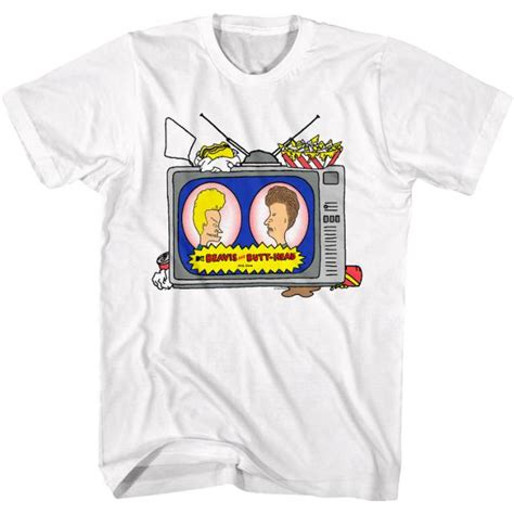 Logo On TV - Beavis And Butt-Head T-Shirt - The Shirt List