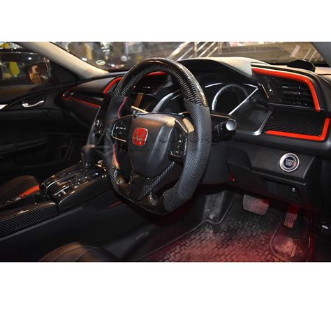 Honda Civic Dashboard Carbon Fiber Trim 2016-2021 - Autostore.pk