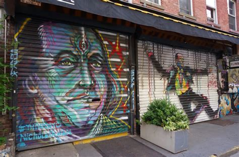 The East Village Street Art That Disappears When Shops Open Their ...