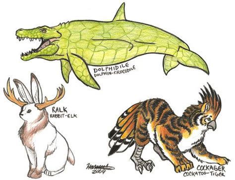 Animal Hybrids by orcacat88.deviantart.com on @deviantART | Hybrid art ...