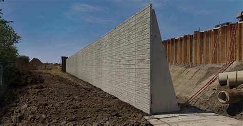 Elevate Precast Counterfort Retaining Wall - Elevate Infrastructure