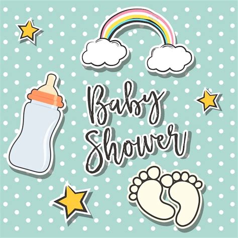 Free Vector | Baby shower background design