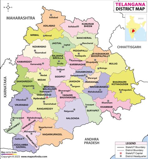 Districts of Telangana