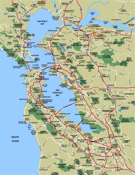 Silicon valley companies map - Silicon valley startup map (California ...