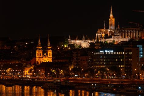 Budapest by Danube at Night · Free Stock Photo