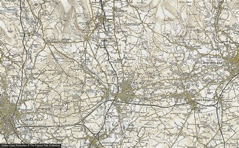 Old Maps of Limefield, Greater Manchester - Francis Frith