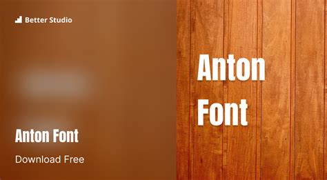 Anton Font: Download Font for Free