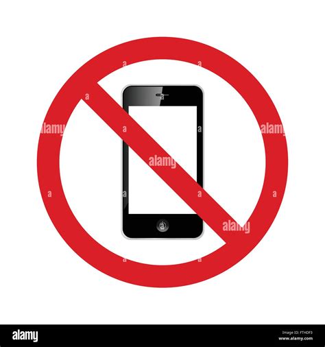 No phones allowed Stock Vector Images - Alamy