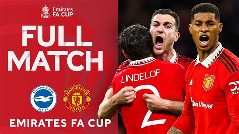 FULL MATCH, Brighton v Manchester United, Semi-Final☯ Conheça o novo ...