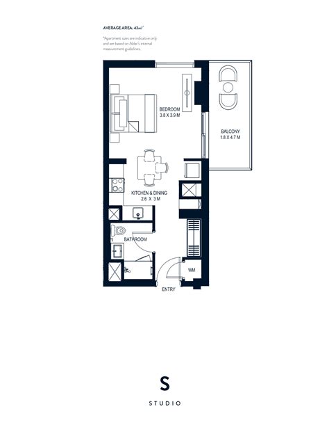 Floor Plans - Waters Edge Apartments Yas Island by Aldar