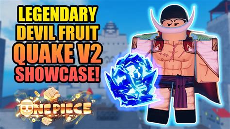 Quake V2 Fruit Full Showcase - New Best Fruit! in A One Piece Game - YouTube