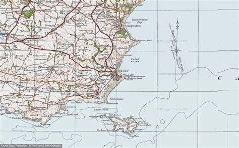 Historic Ordnance Survey Map of Tenby, 1922 - Francis Frith