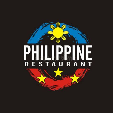 Philippine Restaurant Logo Vector Illustration Stock Vector ...